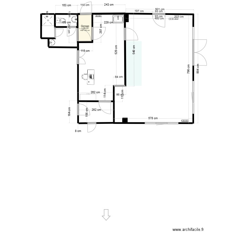 atelier. Plan de 0 pièce et 0 m2
