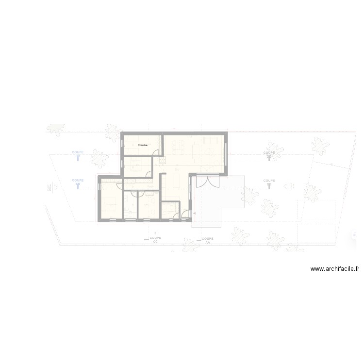 SJF02. Plan de 5 pièces et 104 m2