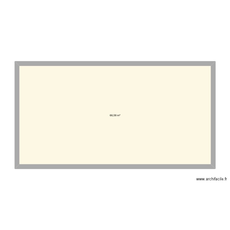 MAISON 1. Plan de 1 pièce et 67 m2