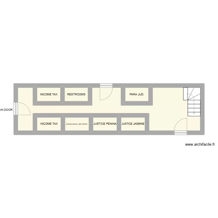 980 - FIRST FLOOR. Plan de 