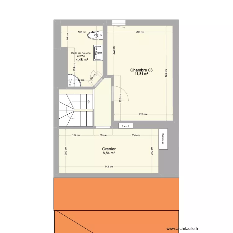 MAISON 03. Plan de 