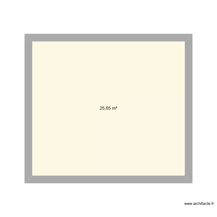 implantation. Plan de 1  et 26 m²