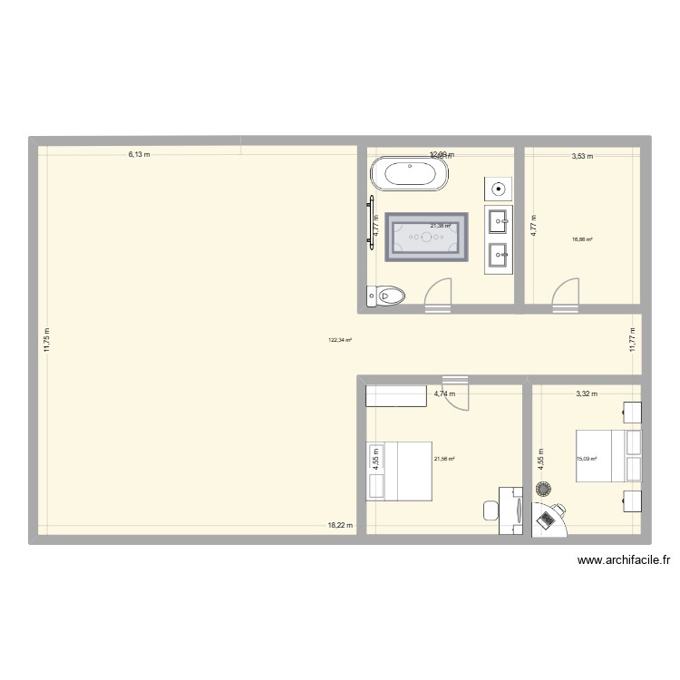 lyana. Plan de 0 pièce et 0 m2