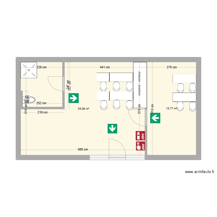 Sécurité. Plan de 0 pièce et 0 m2