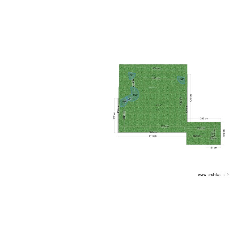 terrasse. Plan de 0 pièce et 0 m2
