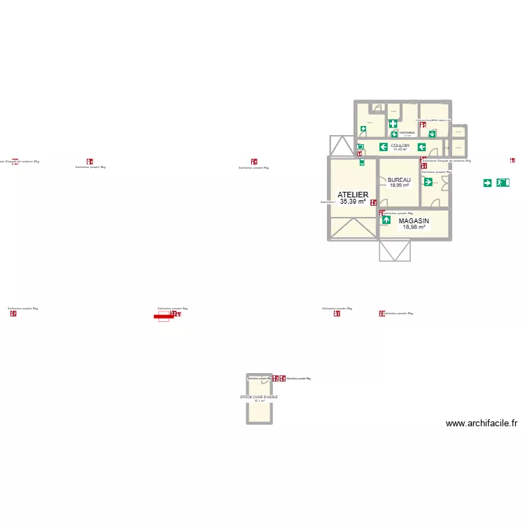 Plan Clarques - Plan intervention. Plan de 14 Pièces et 144 m² Plan Clarques - Plan intervention. Plan de 14 Pièces et 144 m²