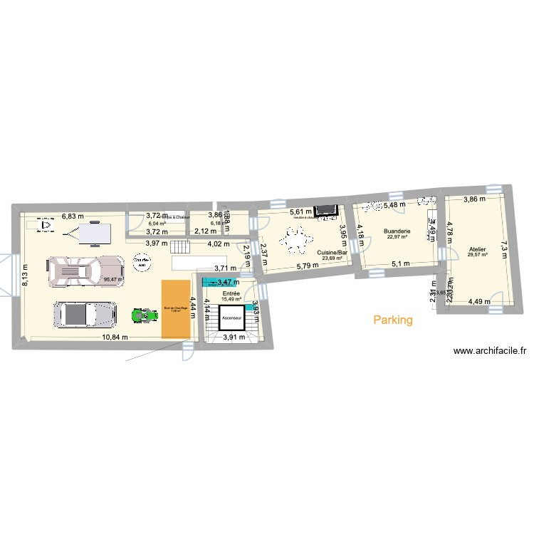 R&eacute;novation Moulin 1-2-2026. Plan de 0 pièce et 0 m2