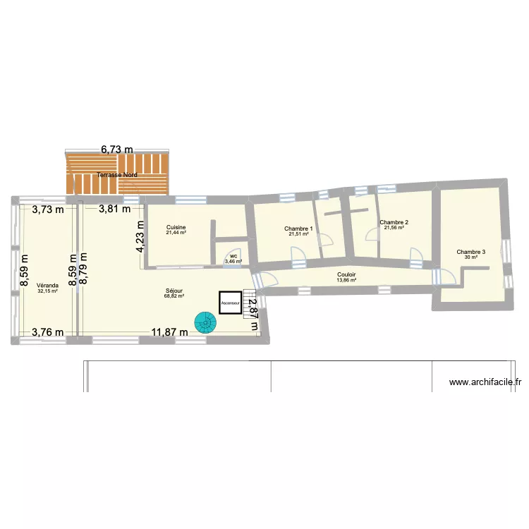 R&eacute;novation Moulin 1-2-2026. Plan de 18  et 602 m²