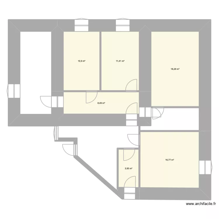 plan maison 1er étage. Plan de 6 et 70 m² plan maison 1er étage. Plan de 6 et 70 m²