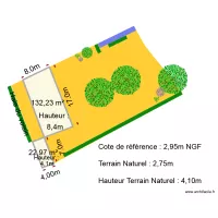 PLAN DE MASSE TERRAIN avant travaux NEW