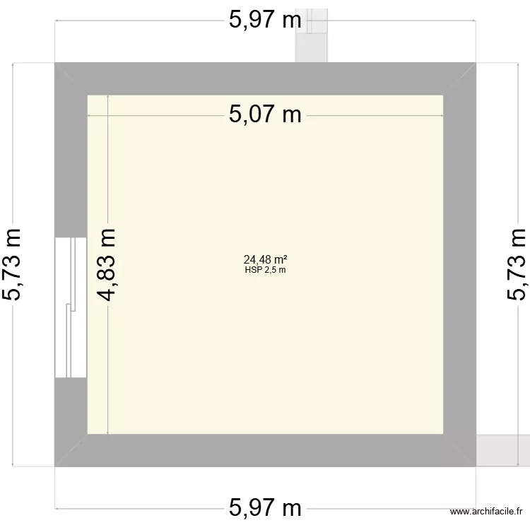plan 2. Plan de 3 et 41 m² plan 2. Plan de 3 et 41 m²