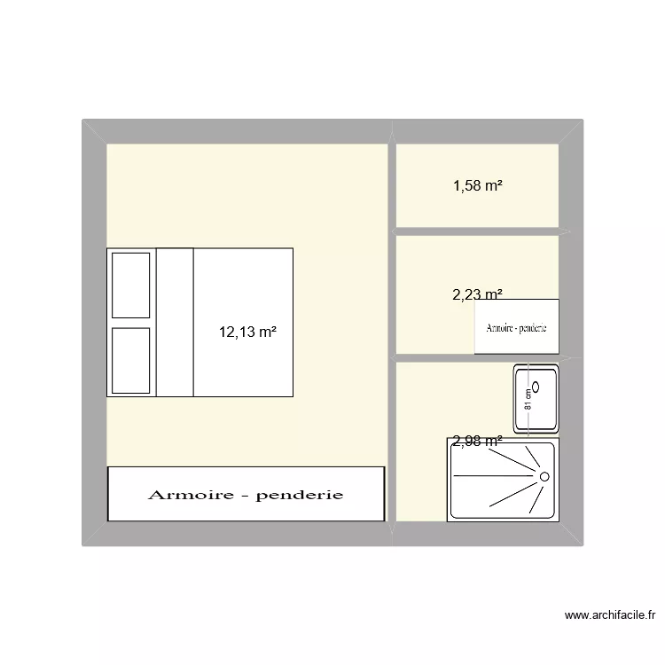 DOMINOCH SUITE1. Plan de 