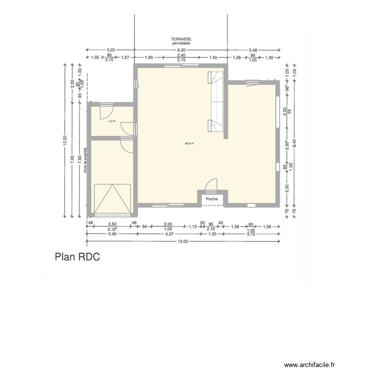 maison. Plan de 0 pièce et 0 m2