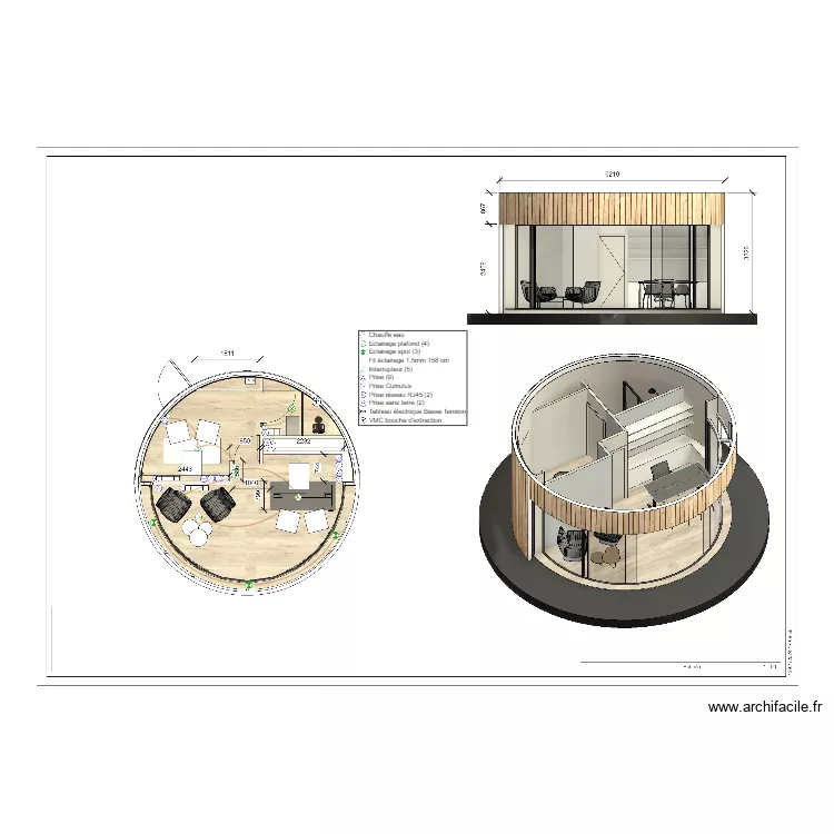 TINY HOUSE. Plan de 