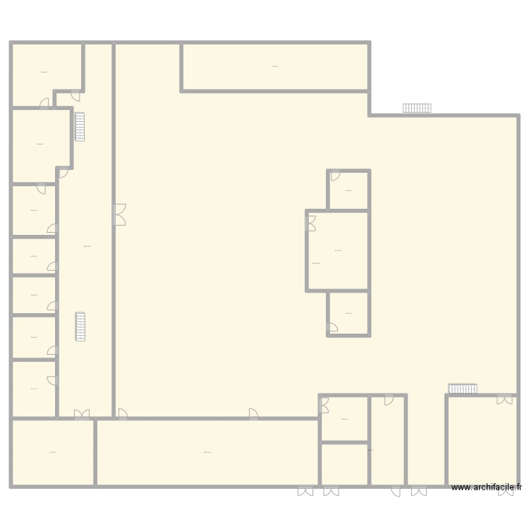 ARV. Plan de 17 pièces et 1905 m2