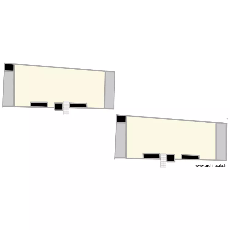 Haut. Plan de 15  et 1238 m²