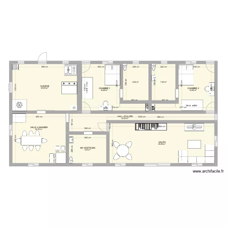 Plan R&eacute;sidence JOANEC. Plan de 