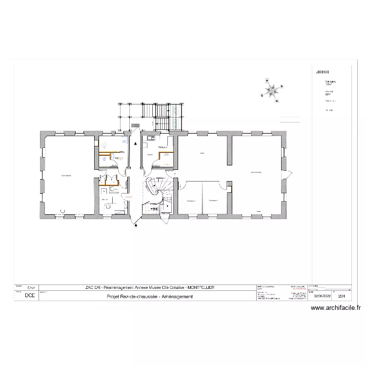 plan d'ensemble Rdc. Plan de 
