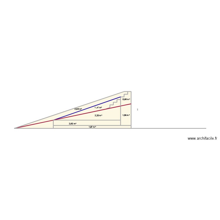 plan. Plan de 7 pièces et 11 m2