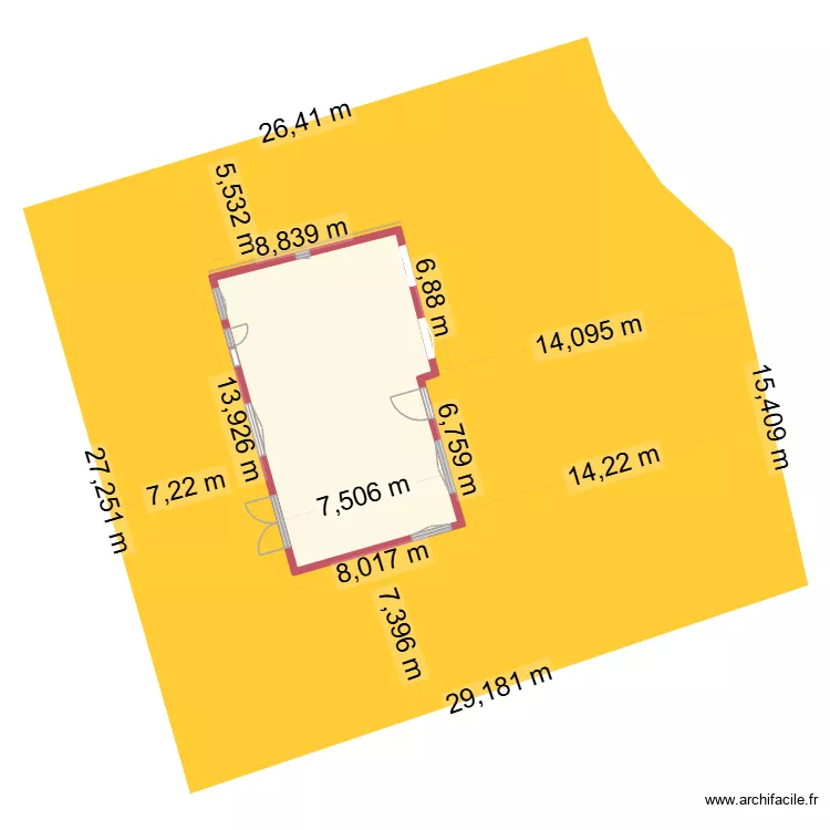 ArchiFacile PRO. Plan de 2  et 210 m²