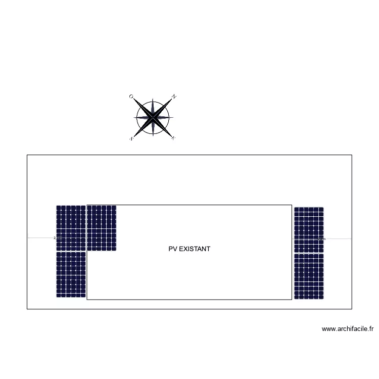 MAISON LATGE MICHEL. Plan de 