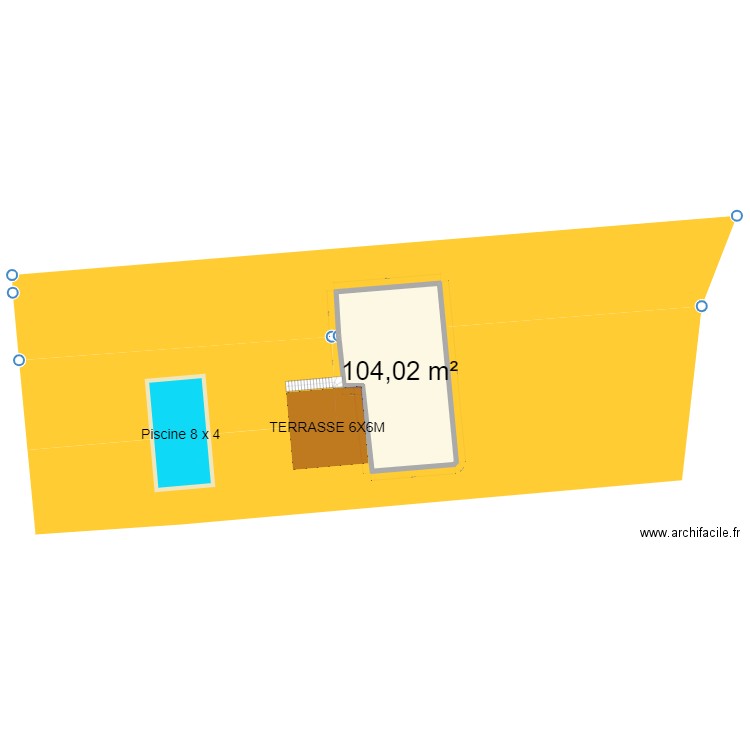 PISCINE ET TERRASSE. Plan de 0 pièce et 0 m2