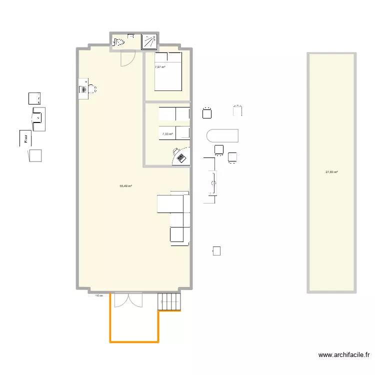 Caravane Plan 2 D. Aménagement v4. Plan de Caravane Plan 2 D. Aménagement v4. Plan de