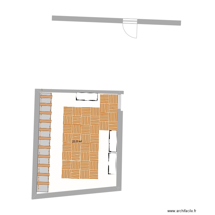 DOL cave à vin. Plan de 1 pièce et 24 m2