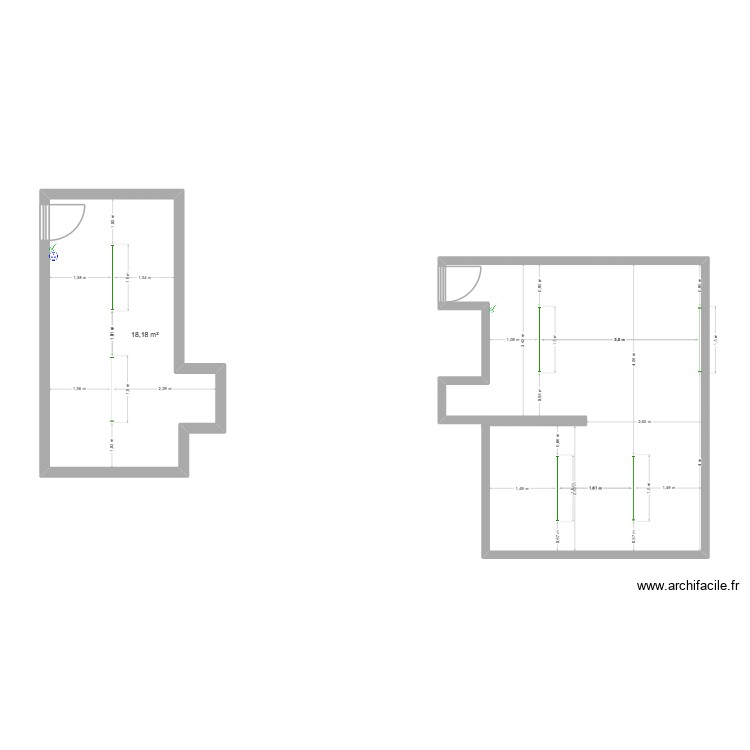 Projet Dahan. Plan de 0 pièce et 0 m2