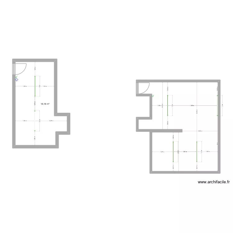 Projet Dahan. Plan de 