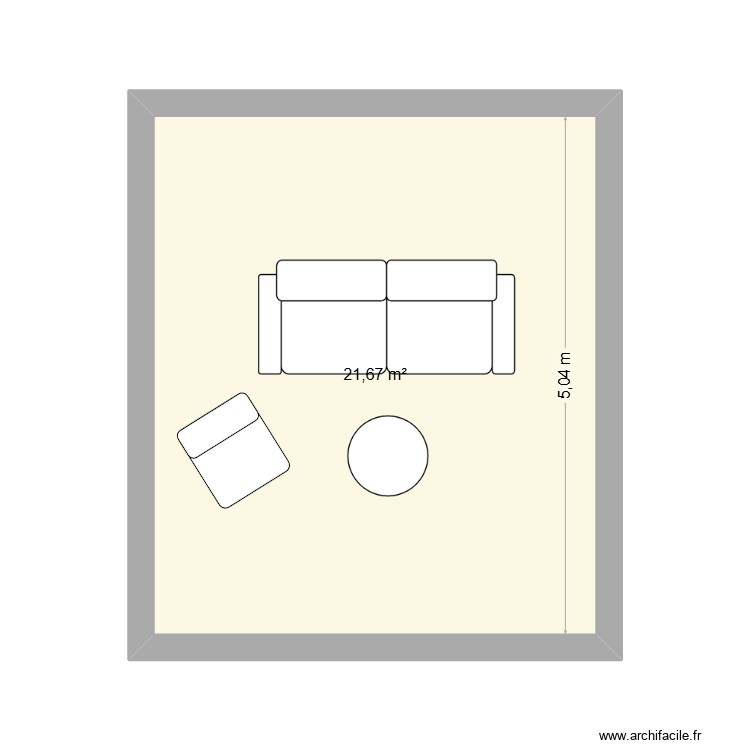 salon. Plan de 0 pièce et 0 m2