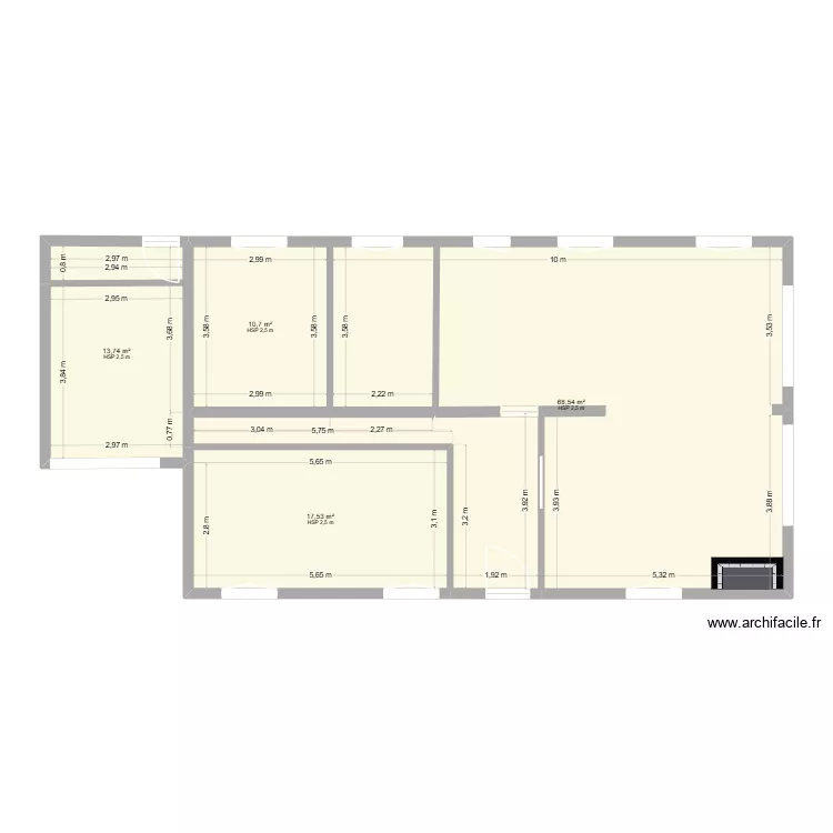 872 chemin de monplaisir. Plan de 4 Pièces et 111 m² 872 chemin de monplaisir. Plan de 4 Pièces et 111 m²