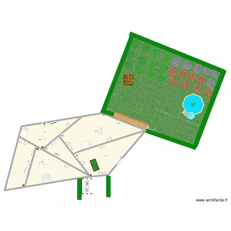 Grande Maison de rafael. Plan de 