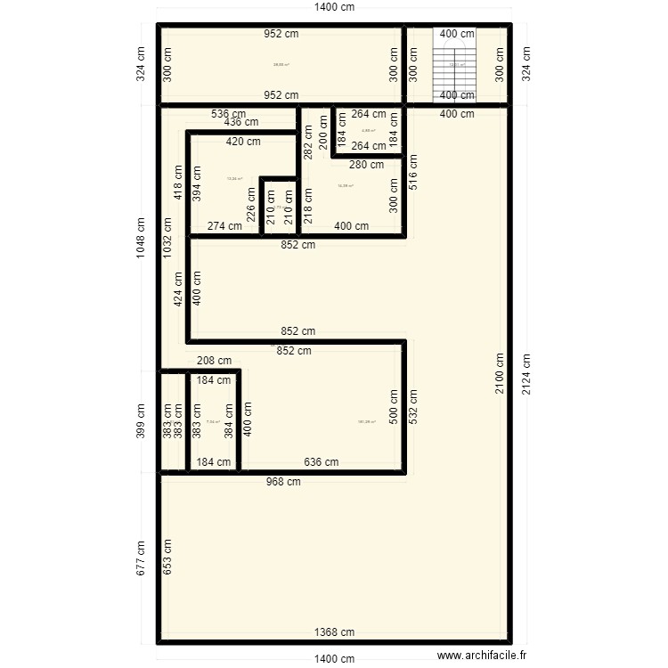 BM Appartement 2. Plan de 10 pièces et 316 m2