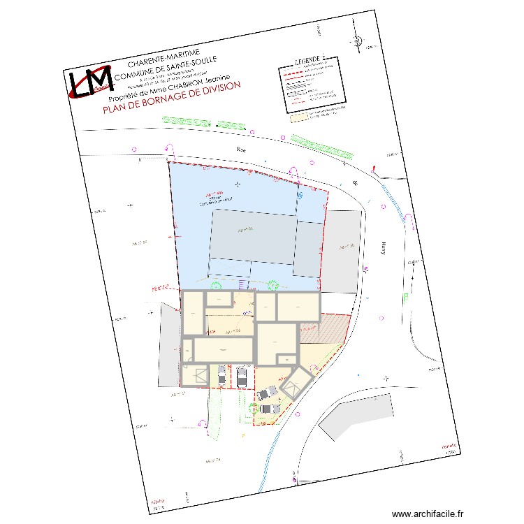USSEAU . Plan de 0 pièce et 0 m2