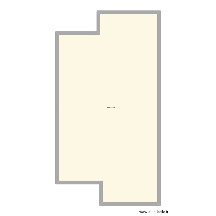 Salle 16. Plan de 1 pièce et 114 m2