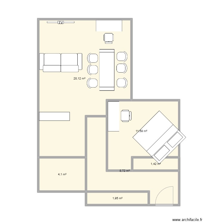 appart amiens. Plan de 0 pièce et 0 m2