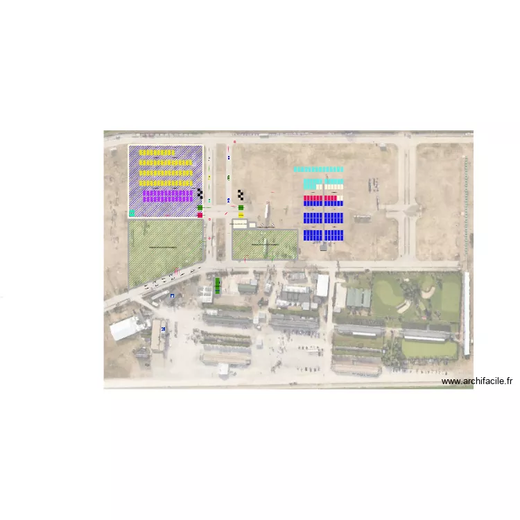 Plan V0 2026 bis. Plan de 7 et 11382 m² Plan V0 2026 bis. Plan de 7 et 11382 m²