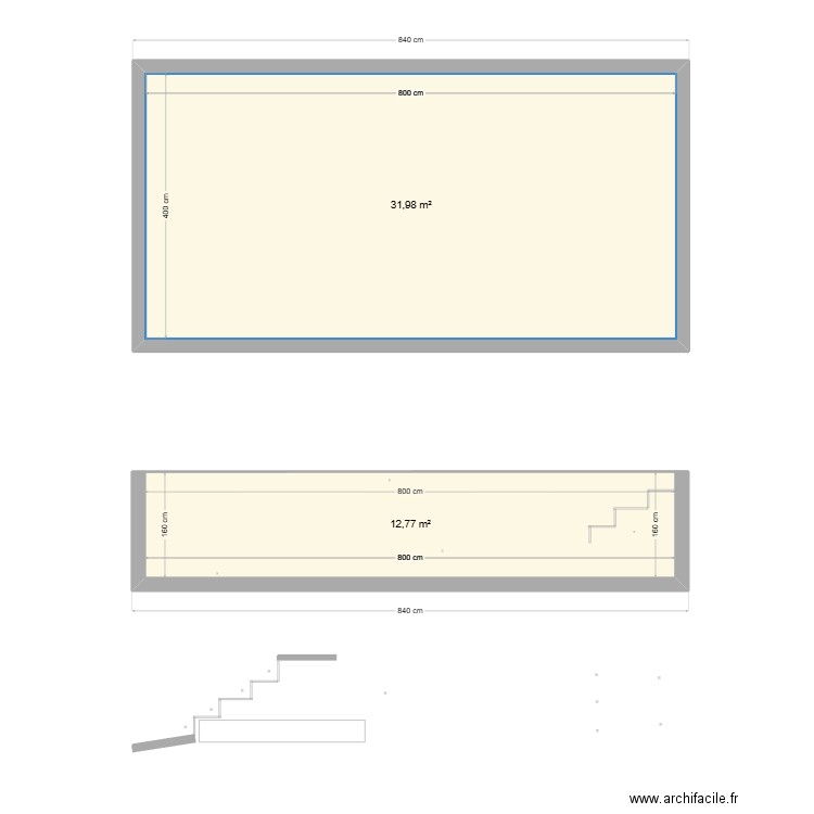 piscine 8x4 Tea. Plan de 0 pièce et 0 m2