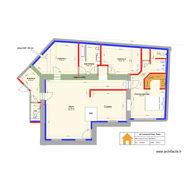 257 Forbin Projet V5 avec CH Parents. Plan de 