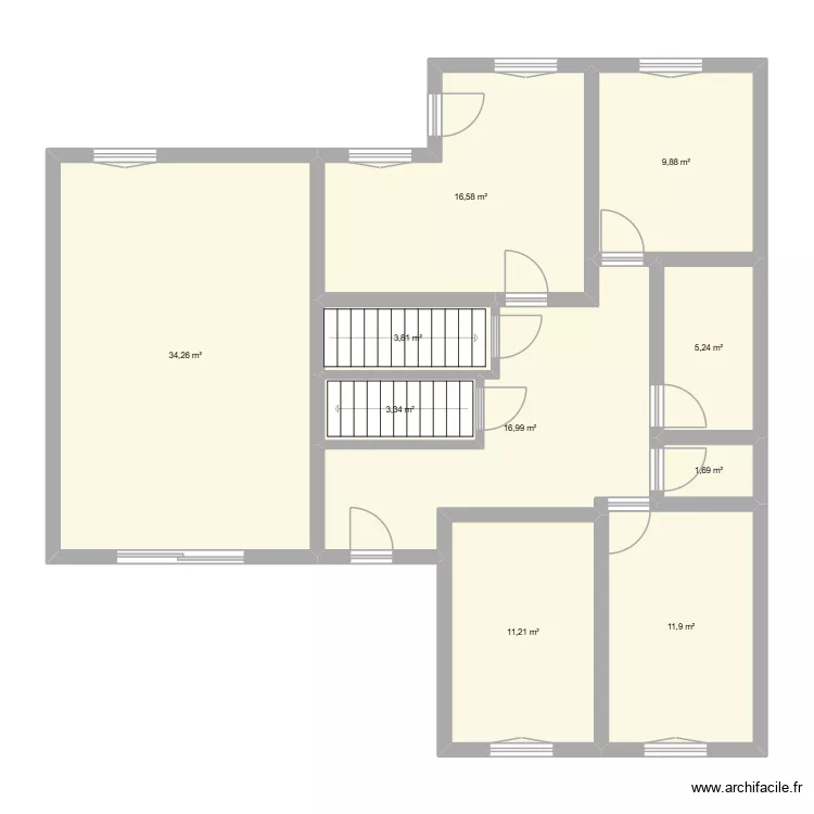 Maison au top. Plan de 