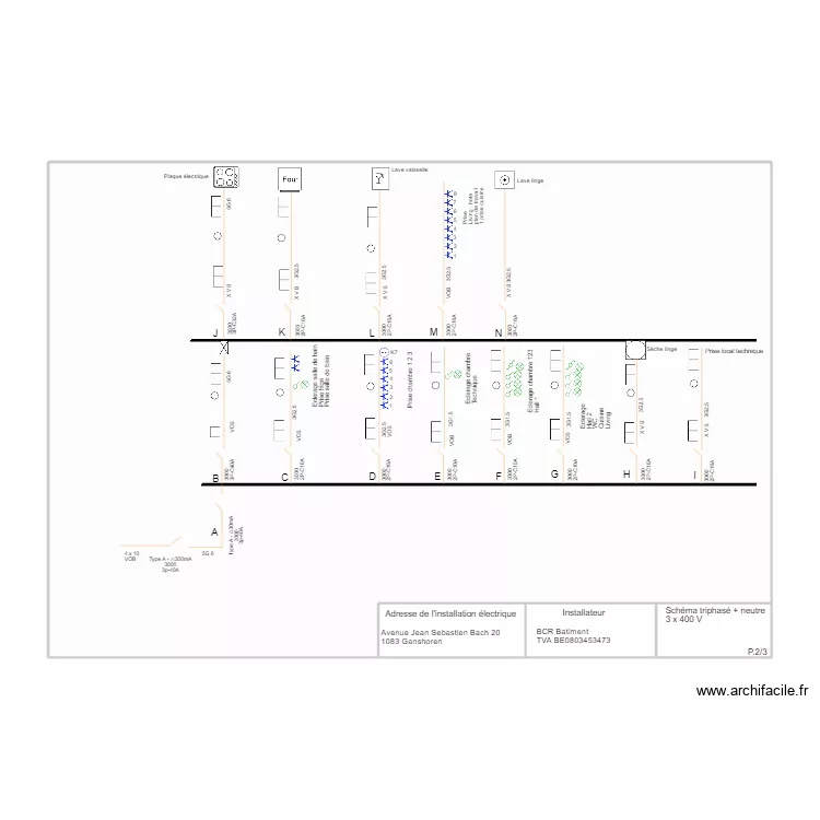 plan 1 page 2. Plan de 