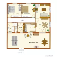 G&icirc;te 100m&sup2; 6 couchages adultes et 4 enfants (- de 6 ans)