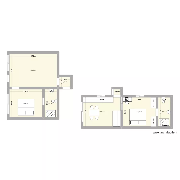 test cabane". Plan de 