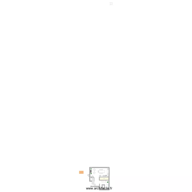 salle à manger cuisine 9 avec CELLIER LONG. Plan de 1 et 6 m² salle à manger cuisine 9 avec CELLIER LONG. Plan de 1 et 6 m²