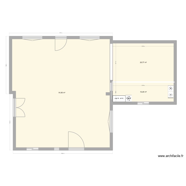 maison 2. Plan de 0 pièce et 0 m2