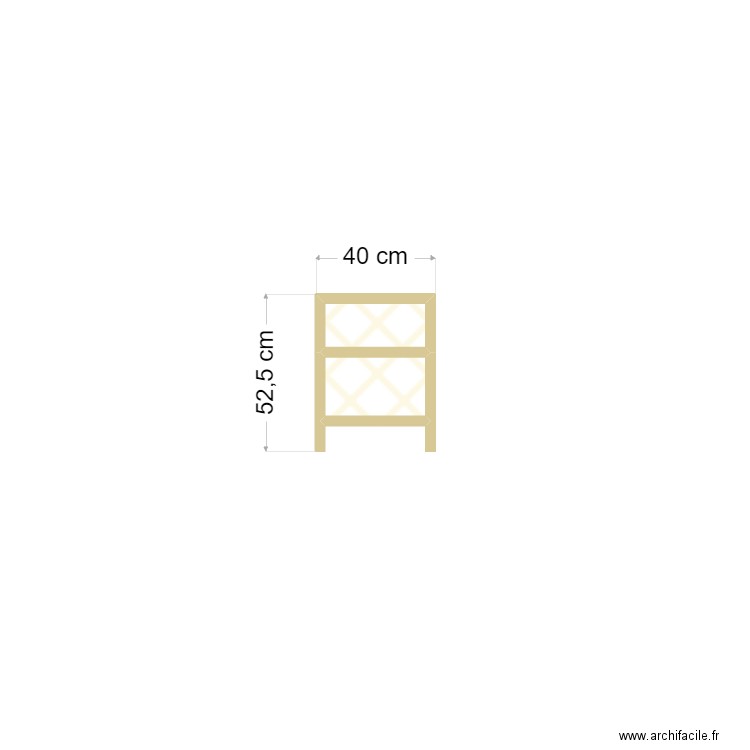 meuble lucas. Plan de 2 pièces et 0 m2