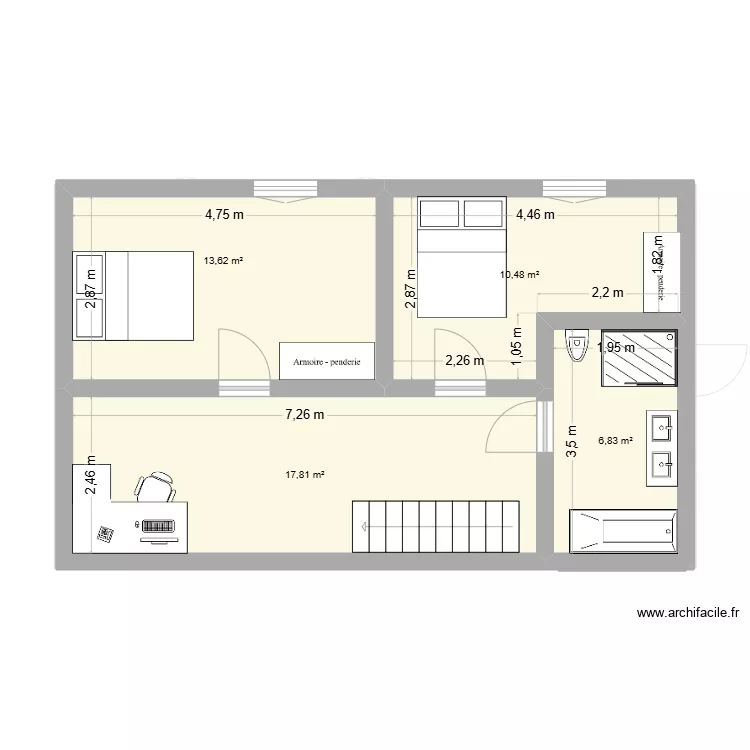 PLAN MAISON EN KIT EYGLIERS. Plan de 