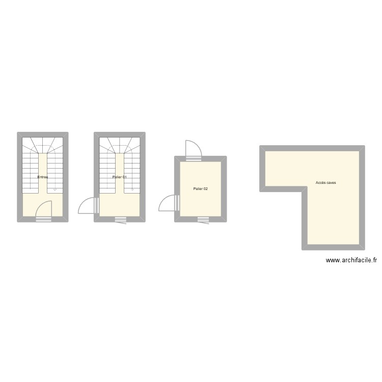 350602591. Plan de 4 pièces et 38 m2