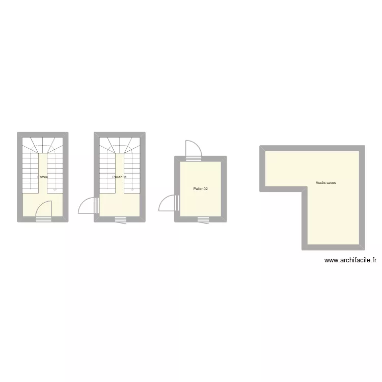 350602591. Plan de 4  et 38 m²